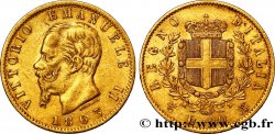 ITALIA 20 Lire Victor Emmanuel II  1863 Turin