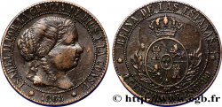 ESPAGNE 1 Centimo de Escudo Isabelle II 1868 Séville