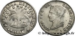 BOLIVIEN 4 Soles Bolivar 1856 Potosi