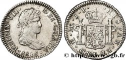 PÉROU 1/2 Real Ferdinand VII 1815 Lima