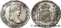 BOLIVIA 1/2 Real Ferdinand VII 1821 Potosi