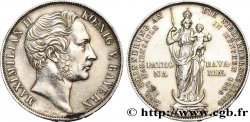 GERMANY - BAVARIA 2 Gulden (Mariengulden) Maximilien II 1855 