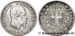 ITALIA 1 Lire Victor Emmanuel II 1867 Milan