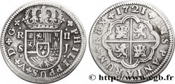 ESPAGNE 2 Reales au nom de Philippe V 1721 Séville