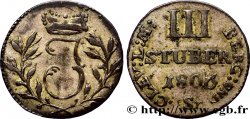 ALLEMAGNE - BERG 3 Stuber monogramme de Joachim Murat Duc de Berg 1806 Düsseldorf