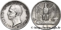 ITALIA 5 Lire Victor Emmanuel III 1927 Rome - R
