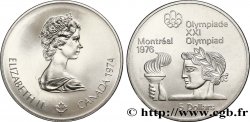 CANADA 5 Dollars JO Montréal 1976 torche olympique 1974