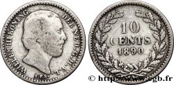 NIEDERLANDE 10 Cents Guillaume III 1890 Utrecht