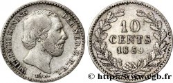 PAíSES BAJOS 10 Cents Guillaume III 1859 Utrecht