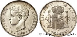SPANIEN 5 Pesetas Alphonse XIII 3e type 1898 Madrid