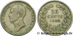 NETHERLANDS 25 Cents Guillaume II 1849 Utrecht