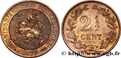 PAíSES BAJOS 2 1/2 Cents lion couronné 1877 Utrecht