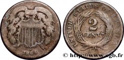 UNITED STATES OF AMERICA 2 Cents 1864 Philadelphie