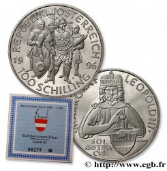 ÖSTERREICH 100 Schilling Léopold III 1996 