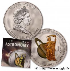 FIDJI 1 Dollar Proof  Astronomie / Saturne 2012 