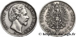 GERMANY - BAVARIA 5 Mark Louis II 1876 Munich