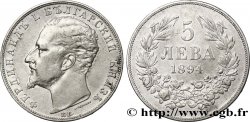 BULGARIE 5 Leva Ferdinand Ier 1894 Komoczbanya