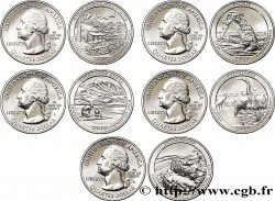 ÉTATS-UNIS D AMÉRIQUE Série complète des 5 monnaies de 1/4 de Dollar 2014 2014 San Francisco - S