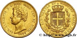ITALY - KINGDOM OF SARDINIA 20 Lire Charles-Albert 1845 Turin