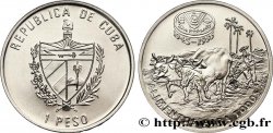CUBA 1 Peso 50e anniversaire de la fondation de la FAO 1995 