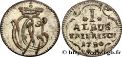 ALLEMAGNE - TRÈVES 1 Albus monogramme du prince-archevêque Clément Wenzel de Saxe 1790 