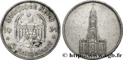 GERMANY 5 Reichsmark église de la garnison de Potsdam 1934 Berlin