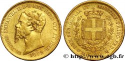 ITALIA - REGNO DE SARDINIA 20 Lire or Victor Emmanuel II 1852 Gênes