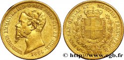 ITALIE - ROYAUME DE SARDAIGNE 20 Lire Victor Emmanuel II 1854 Gênes