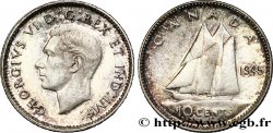 KANADA 10 cents Georges VI 1945 