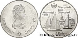 CANADá
 5 Dollars Proof JO Montréal 1976 voiliers 1973 