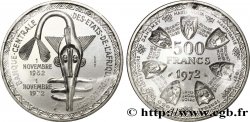 STATI DI L  AFRICA DE L  OVEST Essai 500 Francs masque / emblème des pays de l’Union Monétaire 1972 Paris