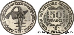 ÉTATS DE L AFRIQUE DE L OUEST (BCEAO) Essai 50 Francs masque 1972 Paris