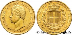 ITALY - KINGDOM OF SARDINIA 20 Lire Charles-Albert 1849 Turin