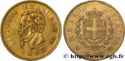 ITALIE 10 Lire or Victor Emmanuel II 1863 Turin