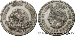 MÉXICO 5 Pesos Aigle / buste de Cuauhtemoc 1948 Mexico