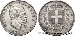 ITALIEN 5 Lire Victor Emmanuel II 1872 Milan