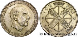 ESPAGNE 100 Pesetas Francisco Franco (1967 dans les étoiles) 1966 Madrid
