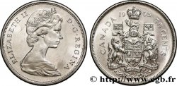 CANADA 50 Cents Elisabeth II 1965 