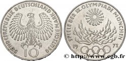 GERMANY 10 Mark / XXe J.O. Munich - Flamme olympique 1972 Munich