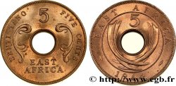 EAST AFRICA 5 Cents frappe post-indépendance 1964 Heaton