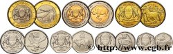 BOTSWANA Série de 7 monnaies 5-50 Thebe 1-5 Pula 2013 