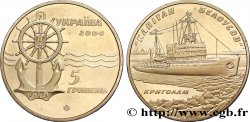 UCRANIA 5 Hryven bateau brise-glace “Capitaine Belousov” 2004