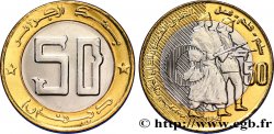 ALGERIA 50 Dinars 50e anniversaire de la révolution, combattants en armes 2004