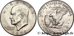 STATI UNITI D AMERICA 1 Dollar Eisenhower / aigle posé sur la Lune 1978 Denver