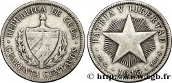 KUBA 40 Centavos 1915 