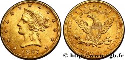 ÉTATS-UNIS D AMÉRIQUE 10 Dollars or  Liberty  1897 Philadelphie