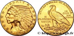 ÉTATS-UNIS D AMÉRIQUE 5 Dollars or  Indian Head  1912 Philadelphie