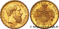 BELGIQUE 20 Francs Léopold II 1871 Bruxelles