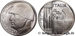 ITALIA 20 Lire Mussolini (monnaie apocryphe) 1928 Rome