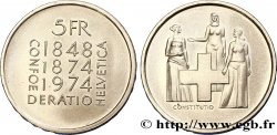 SUISSE 5 Francs centenaire de la révision de la constitution 1974 Berne - B